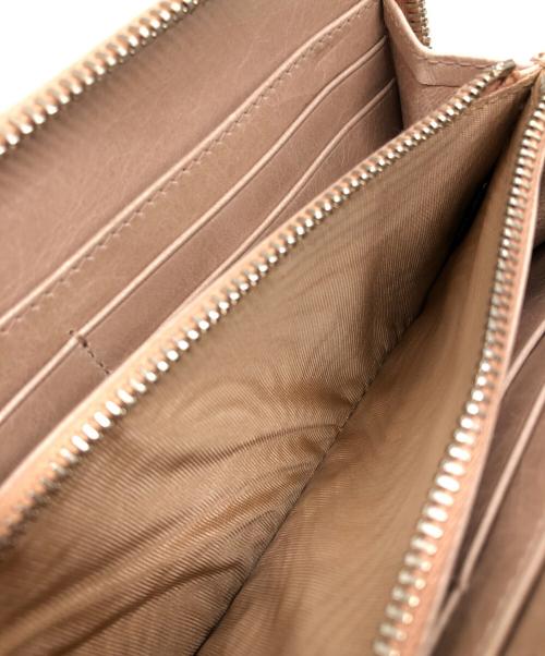 MIU MIU（ミュウミュウ）MIU MIU (ミュウミュウ) フラワースタッズ財布 ピンク サイズ:下記参照の古着・服飾アイテム