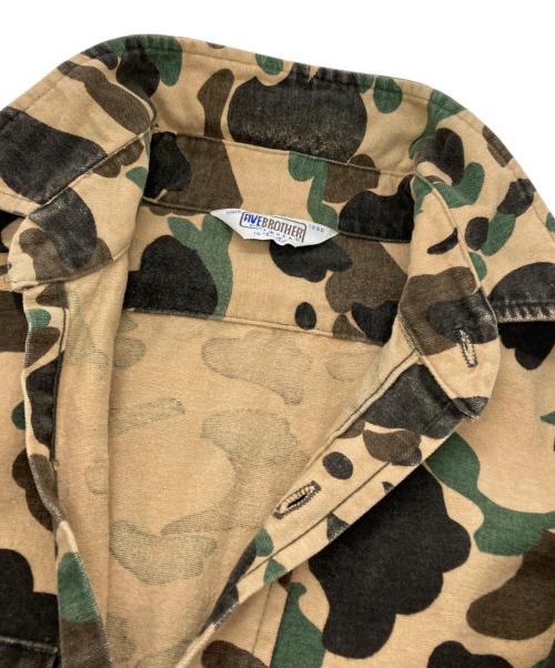 FIVE BROTHER（ファイブブラザー）FIVE BROTHER (ファイブブラザー) シャモアクロスシャツ ブラウン サイズ:Lの古着・服飾アイテム