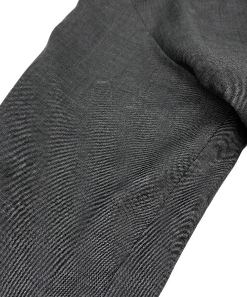 MIU MIU（ミュウミュウ）MIU MIU (ミュウミュウ) グレンチェック クロップド ジップアップジャケット グレー サイズ:38の古着・服飾アイテム