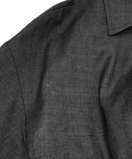 MIU MIU（ミュウミュウ）MIU MIU (ミュウミュウ) グレンチェック クロップド ジップアップジャケット グレー サイズ:38の古着・服飾アイテム