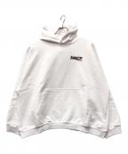 BALENCIAGAバレンシアガ）の古着「キャンペーンロゴプルオーバーパーカー」｜ホワイト