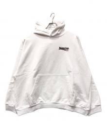 BALENCIAGA（バレンシアガ）の古着「キャンペーンロゴプルオーバーパーカー」｜ホワイト
