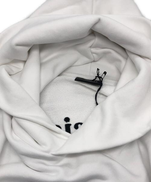 BALENCIAGA（バレンシアガ）BALENCIAGA (バレンシアガ) キャンペーンロゴプルオーバーパーカー ホワイト サイズ:XXLの古着・服飾アイテム
