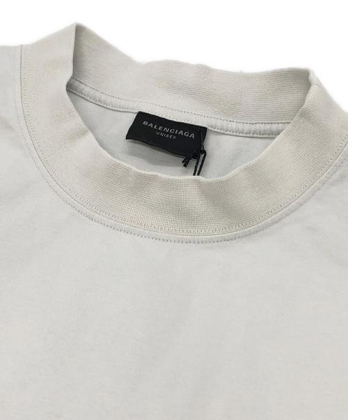 BALENCIAGA（バレンシアガ）BALENCIAGA (バレンシアガ) AIRPORT TAG T-SHIRT グレー サイズ:Mの古着・服飾アイテム