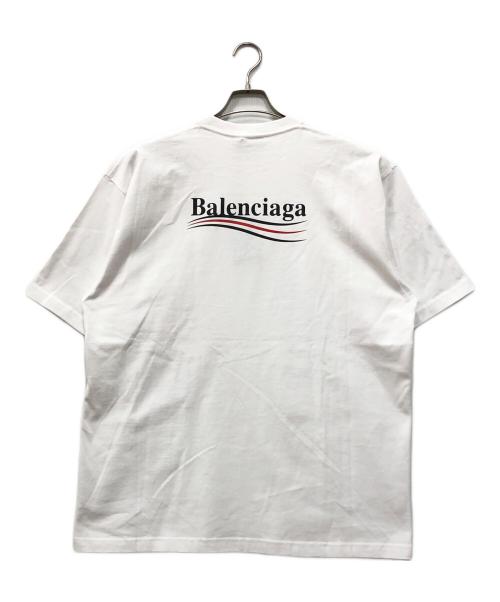 BALENCIAGA（バレンシアガ）BALENCIAGA (バレンシアガ) キャンペーンロゴTシャツ ホワイト サイズ:Mの古着・服飾アイテム