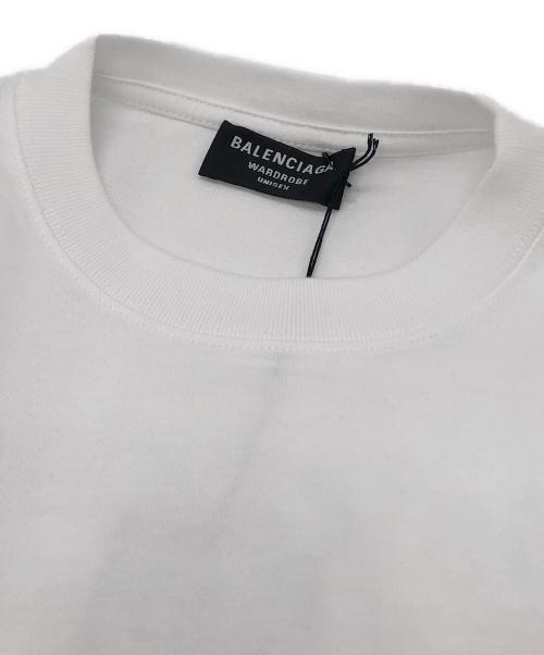 BALENCIAGA（バレンシアガ）BALENCIAGA (バレンシアガ) キャンペーンロゴTシャツ ホワイト サイズ:Mの古着・服飾アイテム