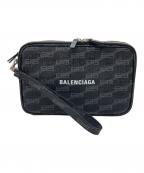 BALENCIAGAバレンシアガ）の古着「モノグラムポーチ」｜ブラック