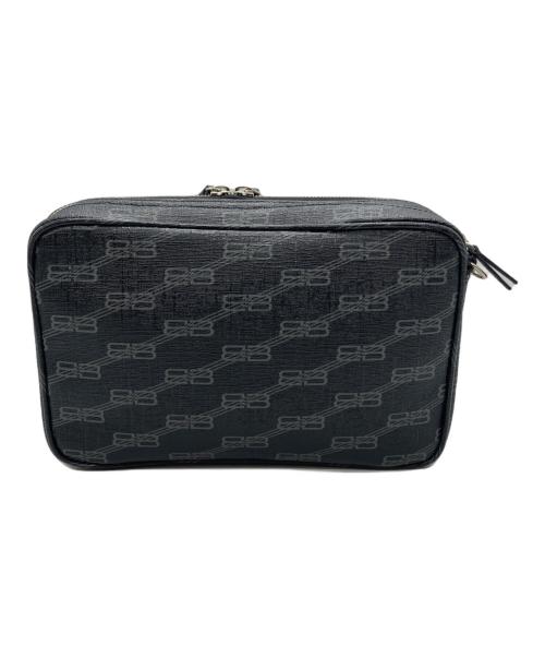 BALENCIAGA（バレンシアガ）BALENCIAGA (バレンシアガ) モノグラムポーチ ブラック サイズ:下記参照の古着・服飾アイテム