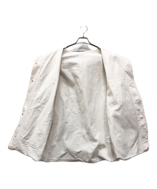CIOTA（シオタ）CIOTA (シオタ) スビンコットン デニムカバーオール ホワイト サイズ:5の古着・服飾アイテム