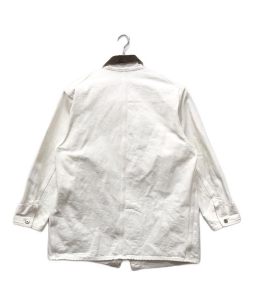 CIOTA（シオタ）CIOTA (シオタ) スビンコットン デニムカバーオール ホワイト サイズ:5の古着・服飾アイテム