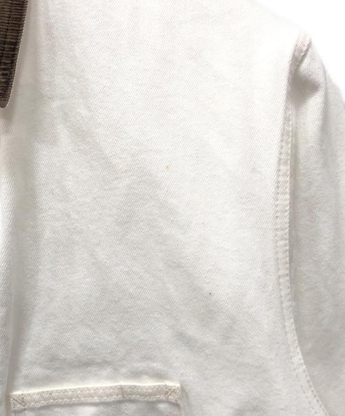 CIOTA（シオタ）CIOTA (シオタ) スビンコットン デニムカバーオール ホワイト サイズ:5の古着・服飾アイテム
