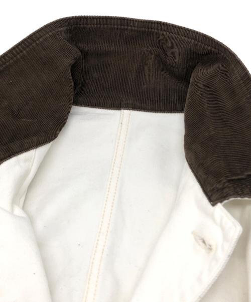 CIOTA（シオタ）CIOTA (シオタ) スビンコットン デニムカバーオール ホワイト サイズ:5の古着・服飾アイテム