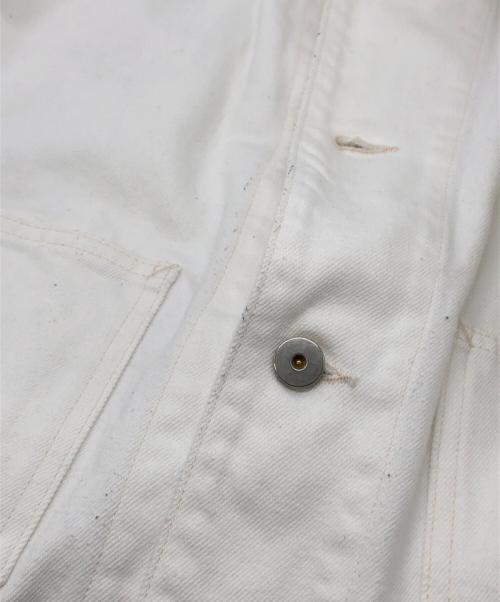 CIOTA（シオタ）CIOTA (シオタ) スビンコットン デニムカバーオール ホワイト サイズ:5の古着・服飾アイテム