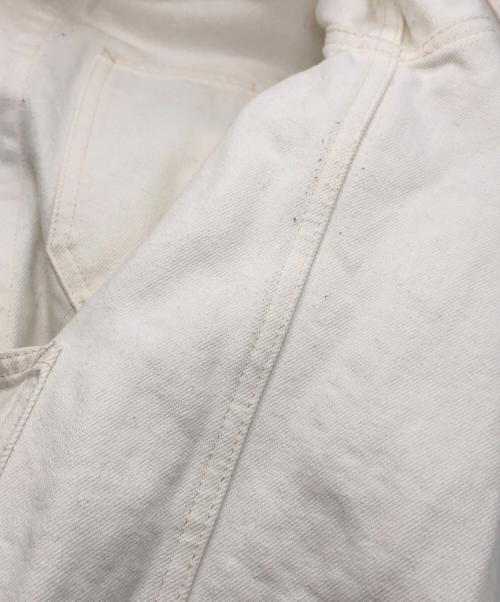 CIOTA（シオタ）CIOTA (シオタ) スビンコットン デニムカバーオール ホワイト サイズ:5の古着・服飾アイテム