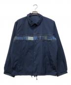 KUONクオン）の古着「Indigo Nylon Coaches Jacket-BORO-」｜ネイビー