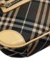 中古・古着 BURBERRY BLUE LABEL (バーバリー ブルー レーベル) チェックショルダーバッグ グレー×ベージュ サイズ:下記参照：18000円