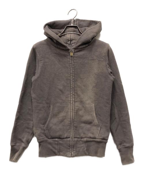 KAPITAL（キャピタル）KAPITAL (キャピタル) 2WAYジップパーカー ブラウンの古着・服飾アイテム