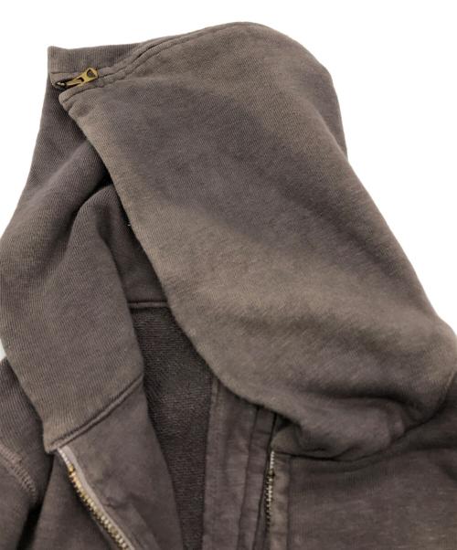 KAPITAL（キャピタル）KAPITAL (キャピタル) 2WAYジップパーカー ブラウンの古着・服飾アイテム