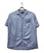 POLO RALPH LAURENポロ・ラルフローレン）の古着「CALDWELL オープンカラーシャツ」｜ブルー