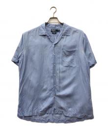 POLO RALPH LAUREN（ポロ・ラルフローレン）の古着「CALDWELL オープンカラーシャツ」｜ブルー