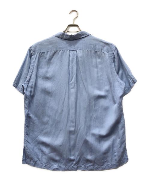 POLO RALPH LAUREN（ポロ・ラルフローレン）POLO RALPH LAUREN (ポロ・ラルフローレン) CALDWELL オープンカラーシャツ ブルー サイズ:Lの古着・服飾アイテム