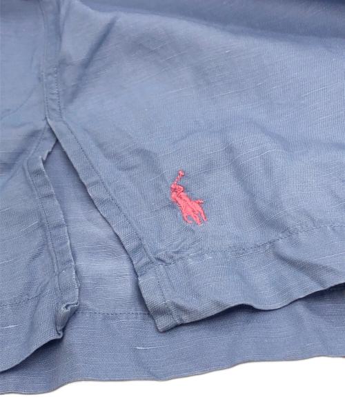 POLO RALPH LAUREN（ポロ・ラルフローレン）POLO RALPH LAUREN (ポロ・ラルフローレン) CALDWELL オープンカラーシャツ ブルー サイズ:Lの古着・服飾アイテム