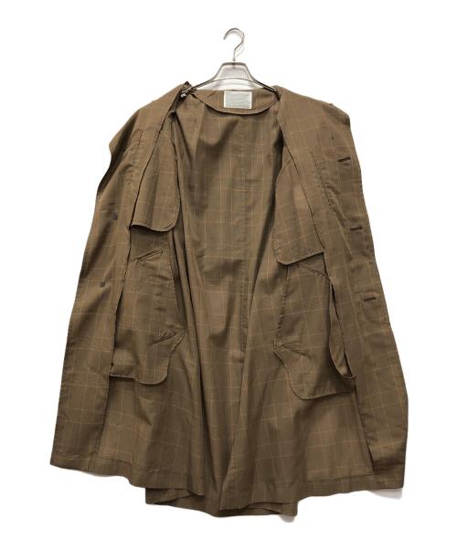 KOLOR（カラー）KOLOR (カラー) ニットドッキングコート ブラウン サイズ:1の古着・服飾アイテム