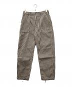 45Rフォーティファイブ・アール）の古着「モンプデニムの908ヒッコリーベイカーパンツ」｜ベージュ