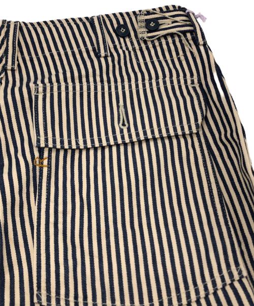 45R（フォーティファイブ・アール）45R (フォーティファイブ・アール) モンプデニムの908ヒッコリーベイカーパンツ ベージュ サイズ:01 未使用品の古着・服飾アイテム