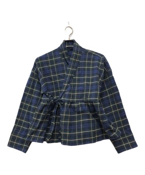 45R（フォーティファイブ・アール）45R (フォーティファイブ・アール) インドネルのカシュクール グリーン サイズ:下記参照の古着・服飾アイテム