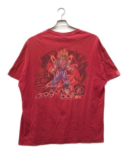 DRAGONBALLZ（ドラゴンボール）DRAGONBALLZ (ドラゴンボール) プリントTシャツ レッド サイズ:XXLの古着・服飾アイテム