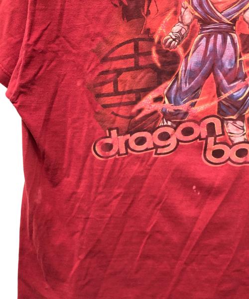 DRAGONBALLZ（ドラゴンボール）DRAGONBALLZ (ドラゴンボール) プリントTシャツ レッド サイズ:XXLの古着・服飾アイテム