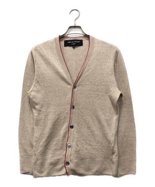 COMME des GARCONS HOMME（コムデギャルソン オム）COMME des GARCONS HOMME (コムデギャルソン オム) リネンカーディガン ベージュ サイズ:Sの古着・服飾アイテム