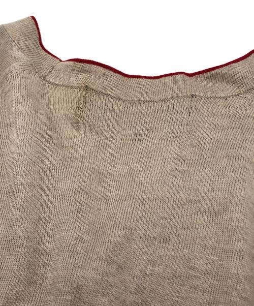 COMME des GARCONS HOMME（コムデギャルソン オム）COMME des GARCONS HOMME (コムデギャルソン オム) リネンカーディガン ベージュ サイズ:Sの古着・服飾アイテム