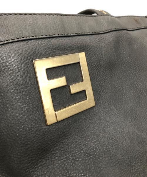 FENDI（フェンディ）FENDI (フェンディ) FFロゴプレートトートバッグ グレー サイズ:下記参照の古着・服飾アイテム