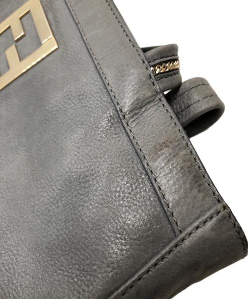 FENDI（フェンディ）FENDI (フェンディ) FFロゴプレートトートバッグ グレー サイズ:下記参照の古着・服飾アイテム