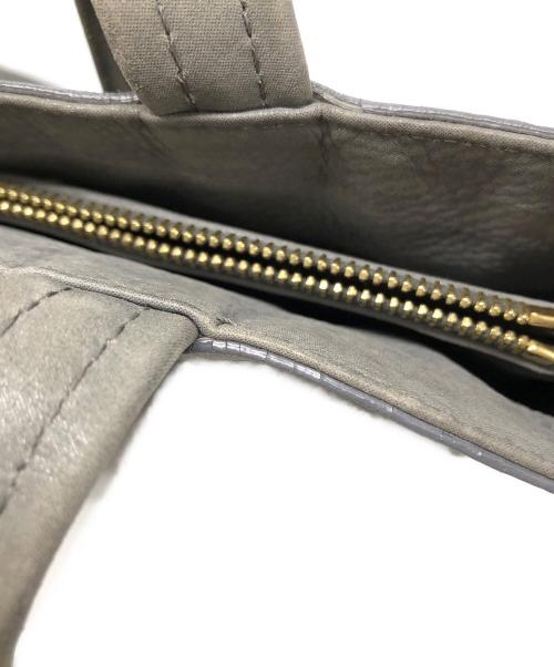 FENDI（フェンディ）FENDI (フェンディ) FFロゴプレートトートバッグ グレー サイズ:下記参照の古着・服飾アイテム