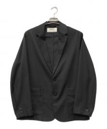 UNIVERSAL OVERALL×BEGIN×green lebel reraxing（ユニバーサルオーバーオール×ビギン×グリーンレーベルリラクシング）の古着「別注テーラードジャケット」｜ブラック