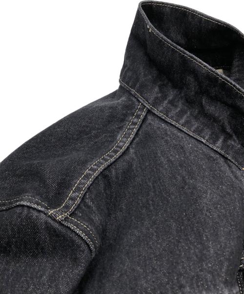 LEVI'S PReMIUM（リーバイス プレミアム）LEVI'S PReMIUM (リーバイス プレミアム) TYPE1 トラッカージャケット ブラック サイズ:Mの古着・服飾アイテム