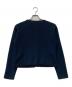 THE SHINZONE (ザ シンゾーン) ブークレ ニット ジャケット ネイビー サイズ:FO：15000円