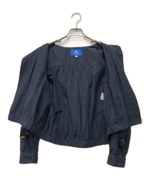 BLUE LABEL CRESTBRIDGE（ブルーレーベルクレストブリッジ）BLUE LABEL CRESTBRIDGE (ブルーレーベルクレストブリッジ) フーデッドジャケット ネイビー サイズ:38の古着・服飾アイテム