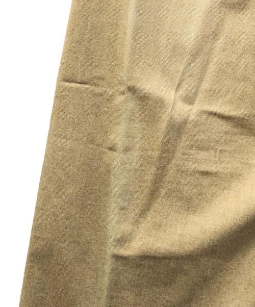 INSCRIRE（アンスクリア）INSCRIRE (アンスクリア) USED WIDE DENIM ベージュ サイズ:35の古着・服飾アイテム