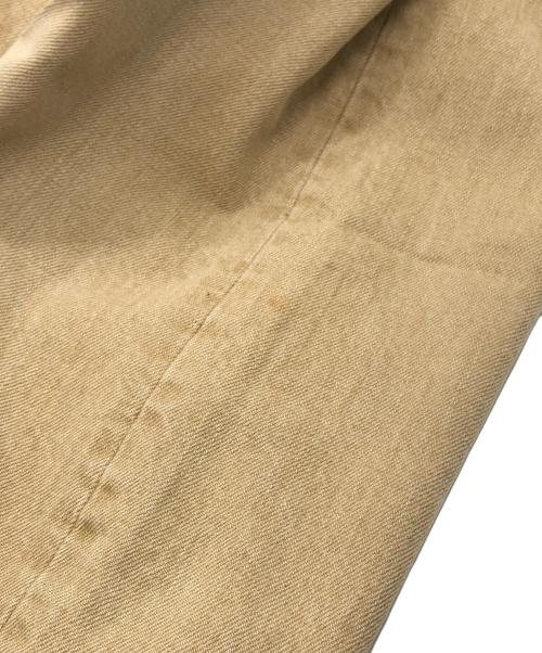 INSCRIRE（アンスクリア）INSCRIRE (アンスクリア) USED WIDE DENIM ベージュ サイズ:35の古着・服飾アイテム