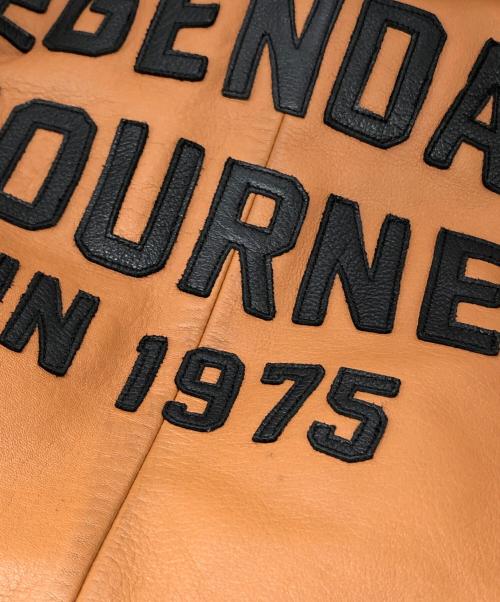 AVIREX（アヴィレックス）AVIREX (アヴィレックス) 66スタジアムレザージャケット ブラウン サイズ:Mの古着・服飾アイテム