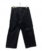 seven by sevenセブンバイセブン）の古着「PAINTER PANTS」｜ブラック
