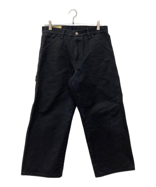 seven by seven（セブンバイセブン）SEVEN BY SEVEN (セブンバイセブン) PAINTER PANTS ブラック サイズ:Sの古着・服飾アイテム