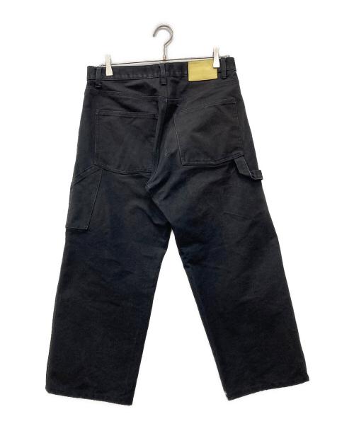seven by seven（セブンバイセブン）SEVEN BY SEVEN (セブンバイセブン) PAINTER PANTS ブラック サイズ:Sの古着・服飾アイテム
