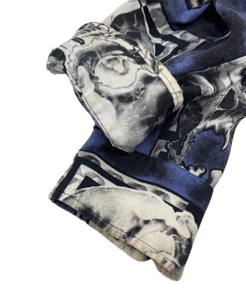WACKO MARIA（ワコマリア）WACKO MARIA (ワコマリア) 56 TATTOO STUDIO  HAWAIIAN SHIRT L/S ネイビー サイズ:Lの古着・服飾アイテム