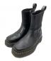 Dr.Martens（ドクターマーチン）の古着「Amaayah Lo Leather Bex Pull-On Boots」｜ブラック