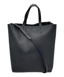 CELINE（セリーヌ）の古着「バーティカル カバ スモール 2WAYバッグ」｜ブラック